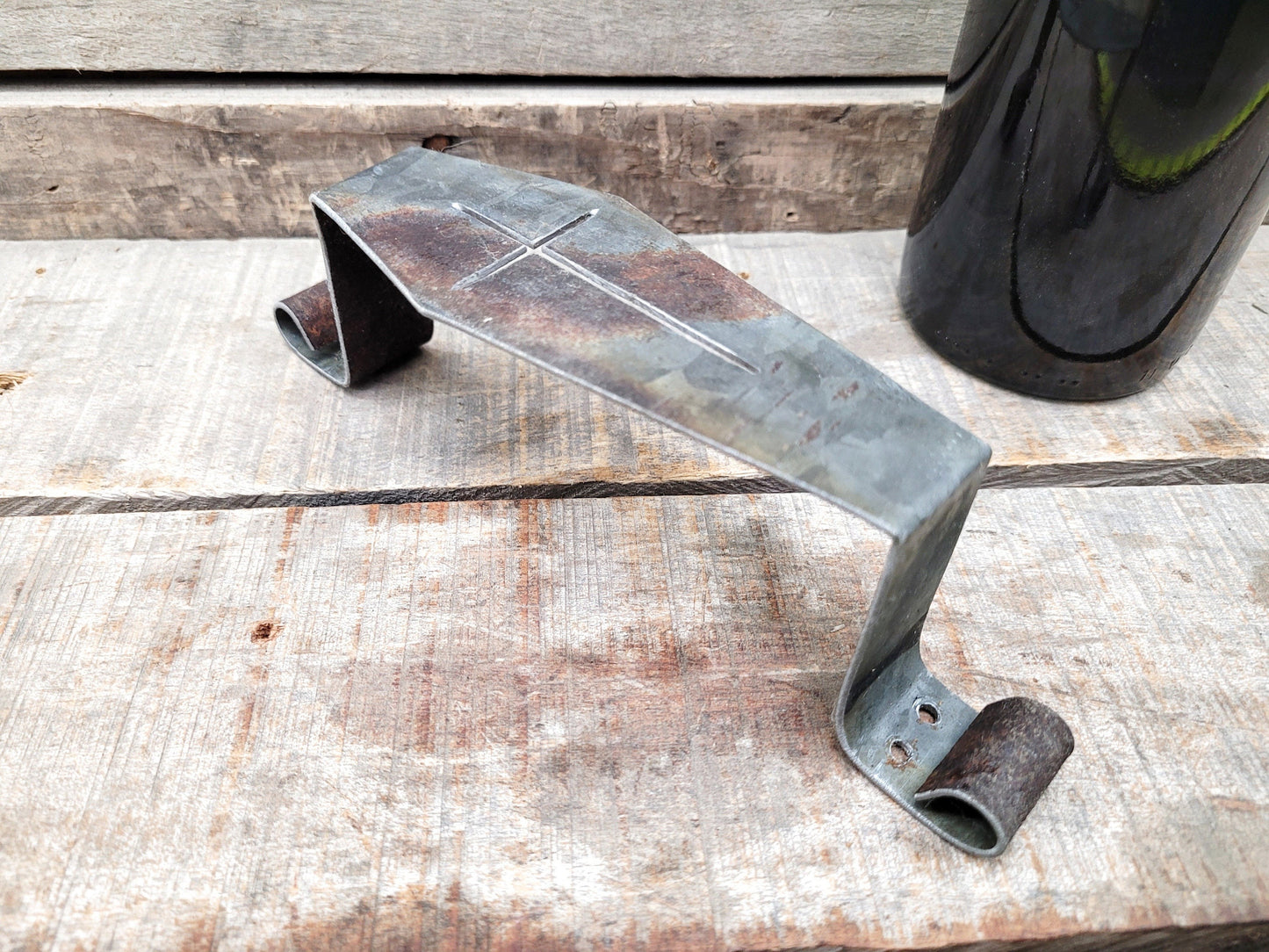 Coffin Handle Made From Retired California Wine Barrel Rings - Turi - 100% Reclaimed!