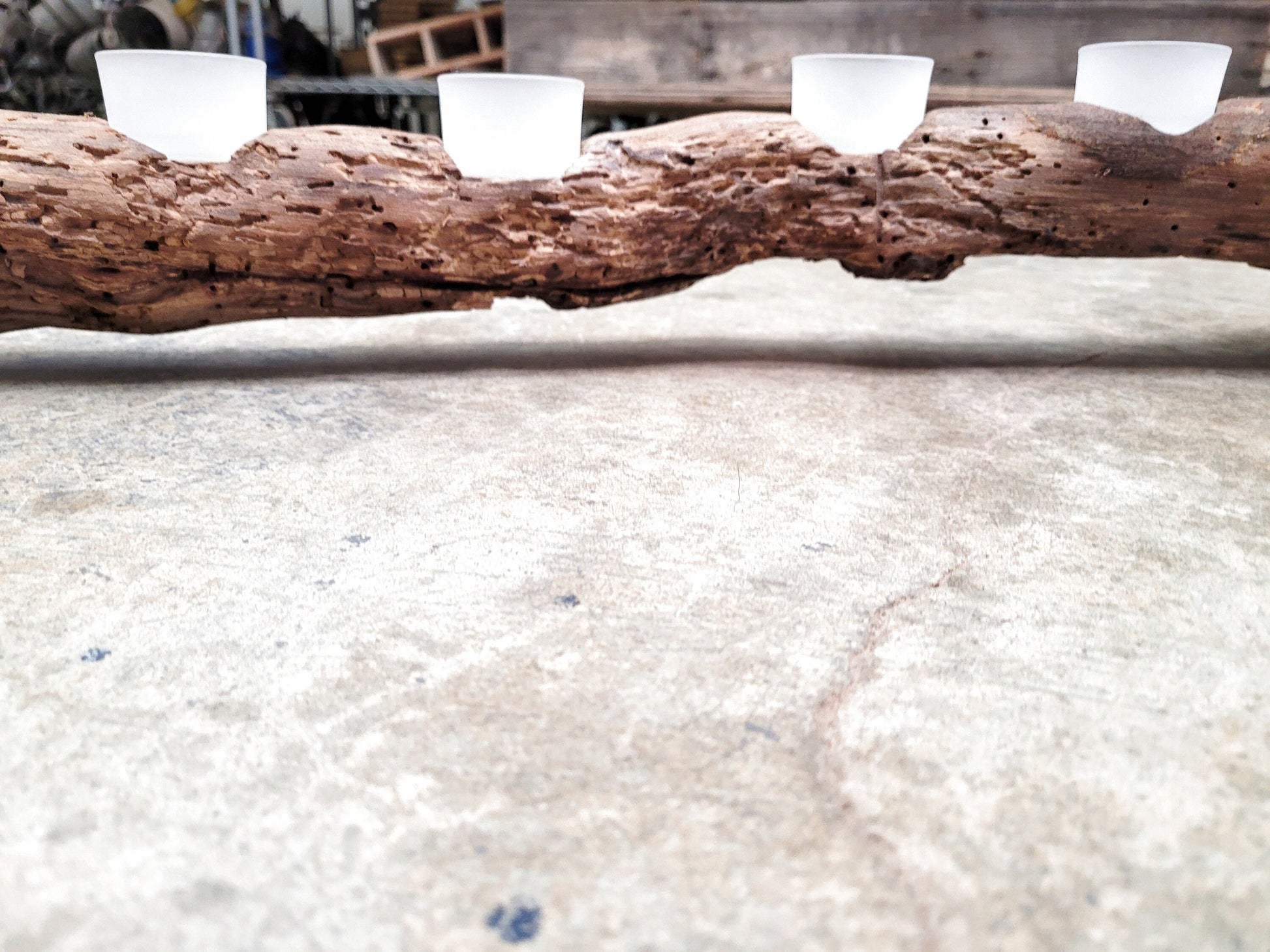 Beaulieu Vineyard Cabernet Candle Holder Made from retired California grapevines - 100% Recycled + Ready to Ship! 092322-8