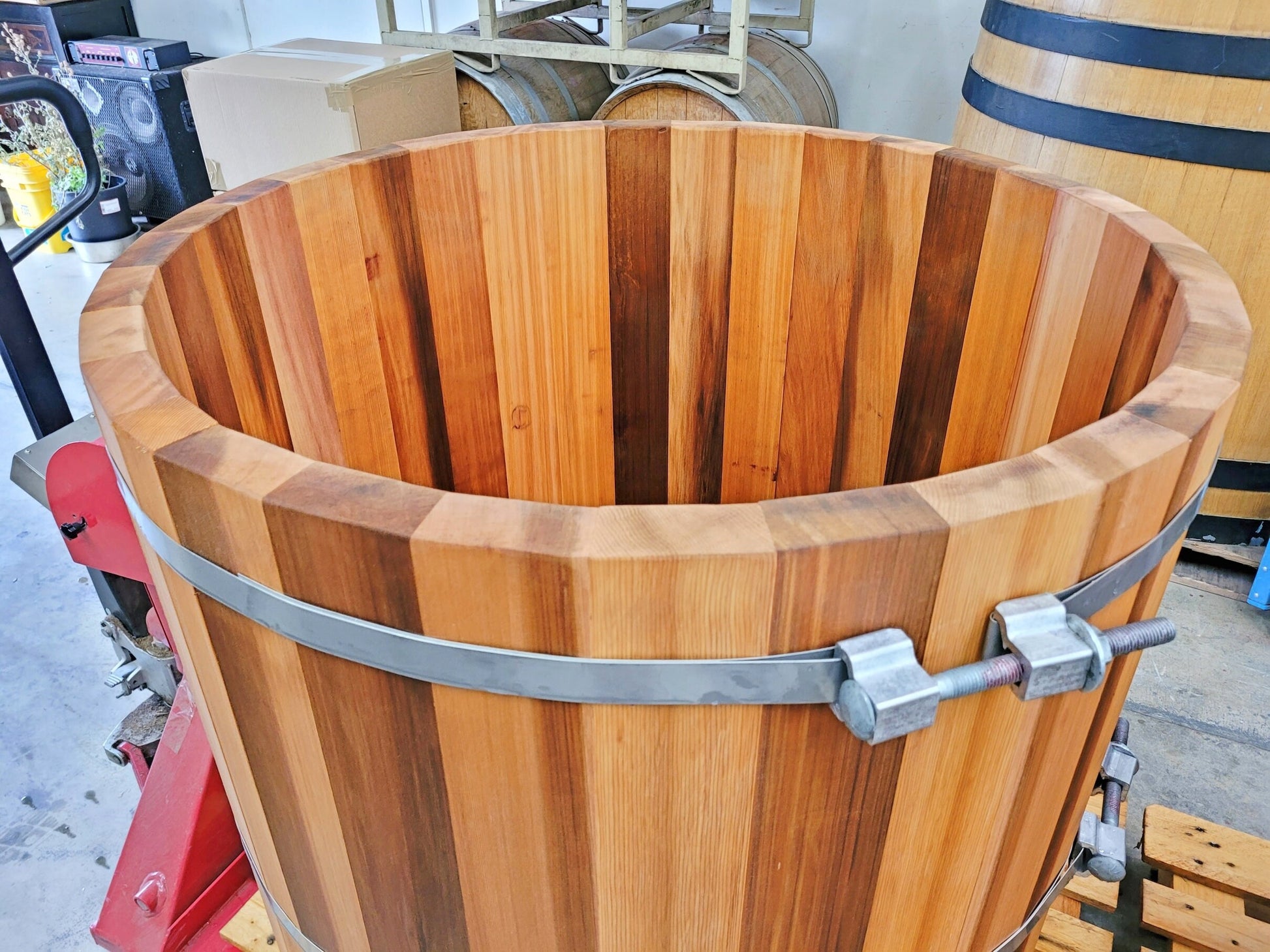 Miso Barrel for making miso soup made from kiln dried cedar - Traditional Japanese Method Construction - 100% Organic