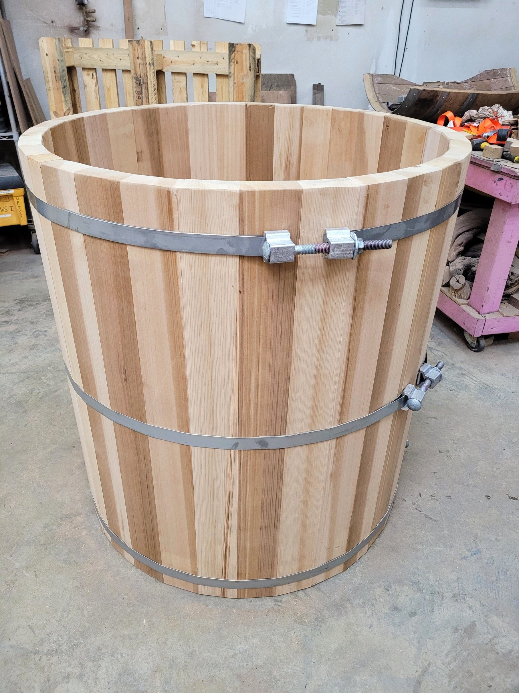 Miso Barrel for making miso soup made from kiln dried cedar - Traditional Japanese Method Construction - 100% Organic