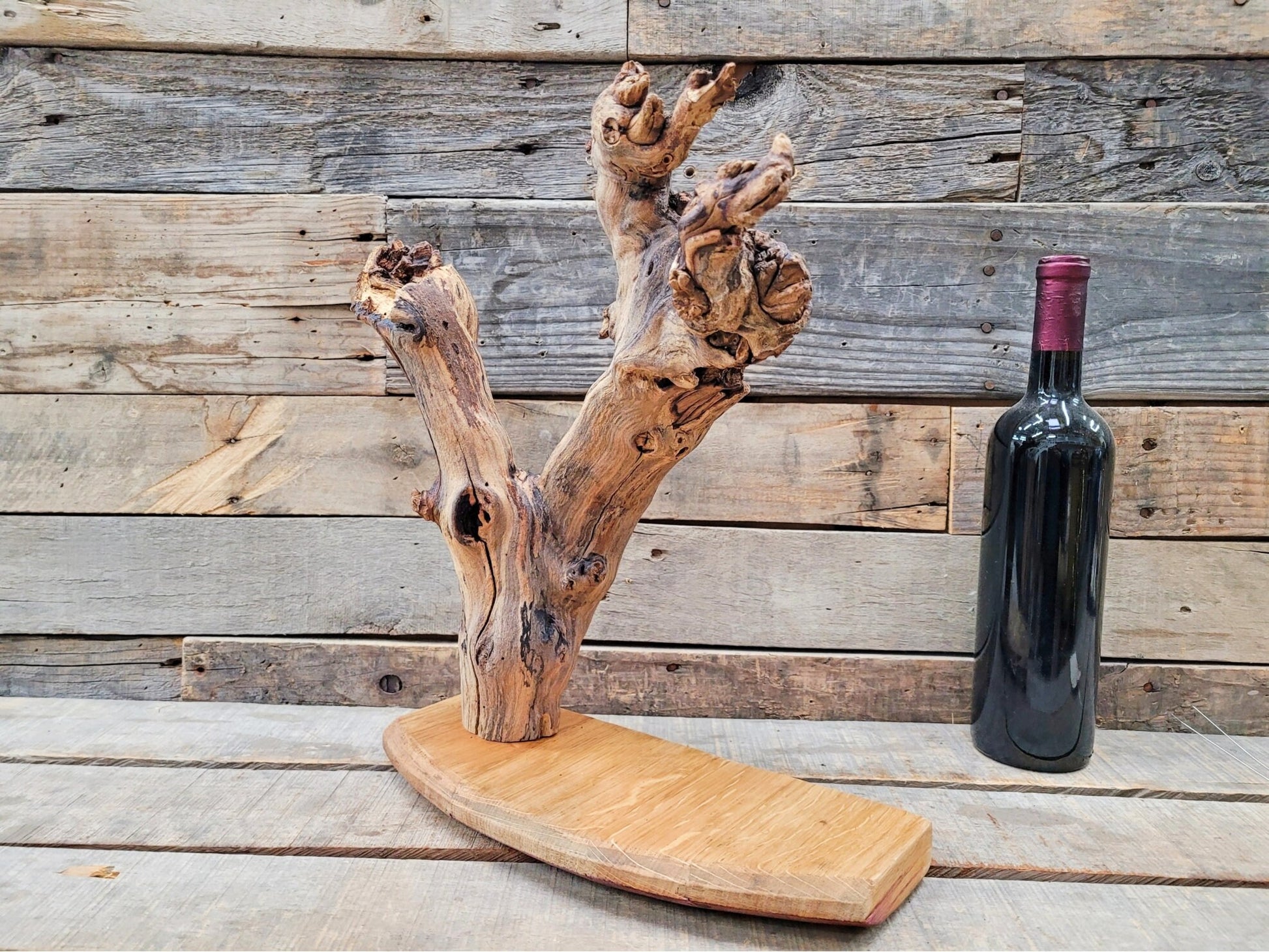 Justin Winery RARE Cabernet Grapevine Vine Art planted by Justin himself 100% Recycled 120222-1