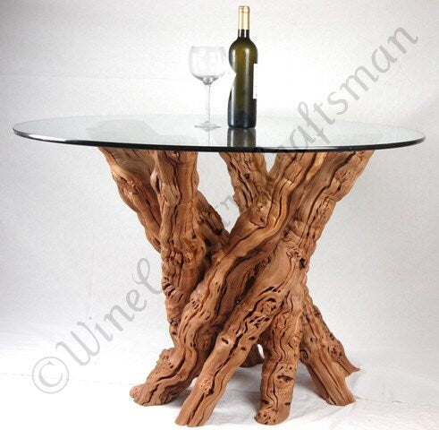 Grapevine Dining Table - Calabrese - Made from retired California wine vines. 100% Recycled!