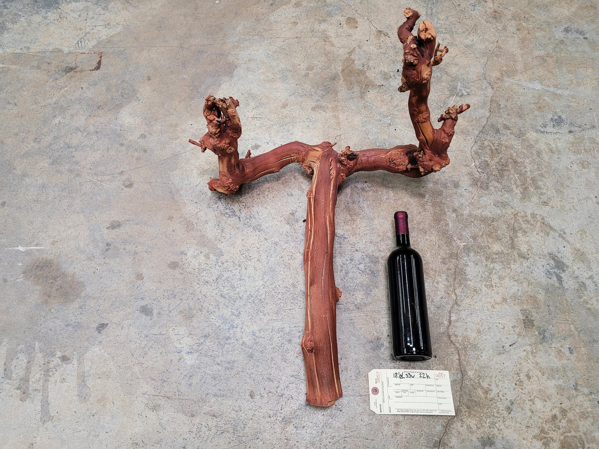J. Lohr Petit Syrah Grape Vine Art From Paso Robles CA - 100% Recycled + Ready to ship!! 0657
