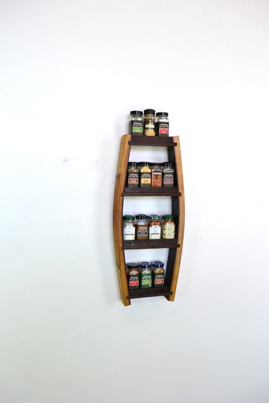 Small Wine Barrel Spice Rack - Parsley - Made from retired California wine barrels - 100% Recycled!