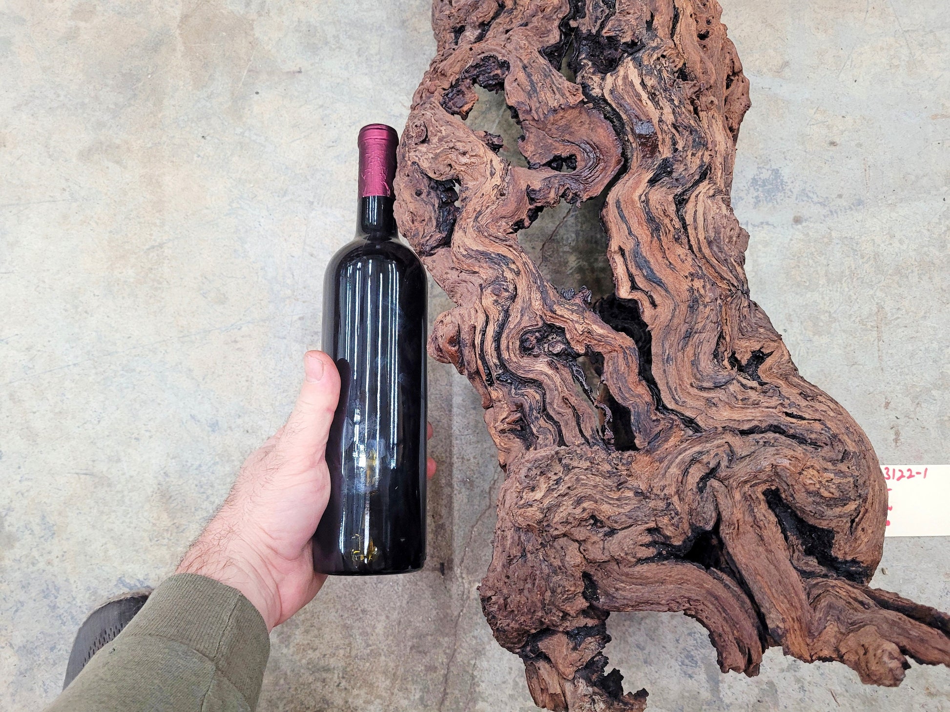 Mondavi Winery RARE Cabernet Grape Vine Art - 100% Reclaimed + Ready to Ship! 123122-1