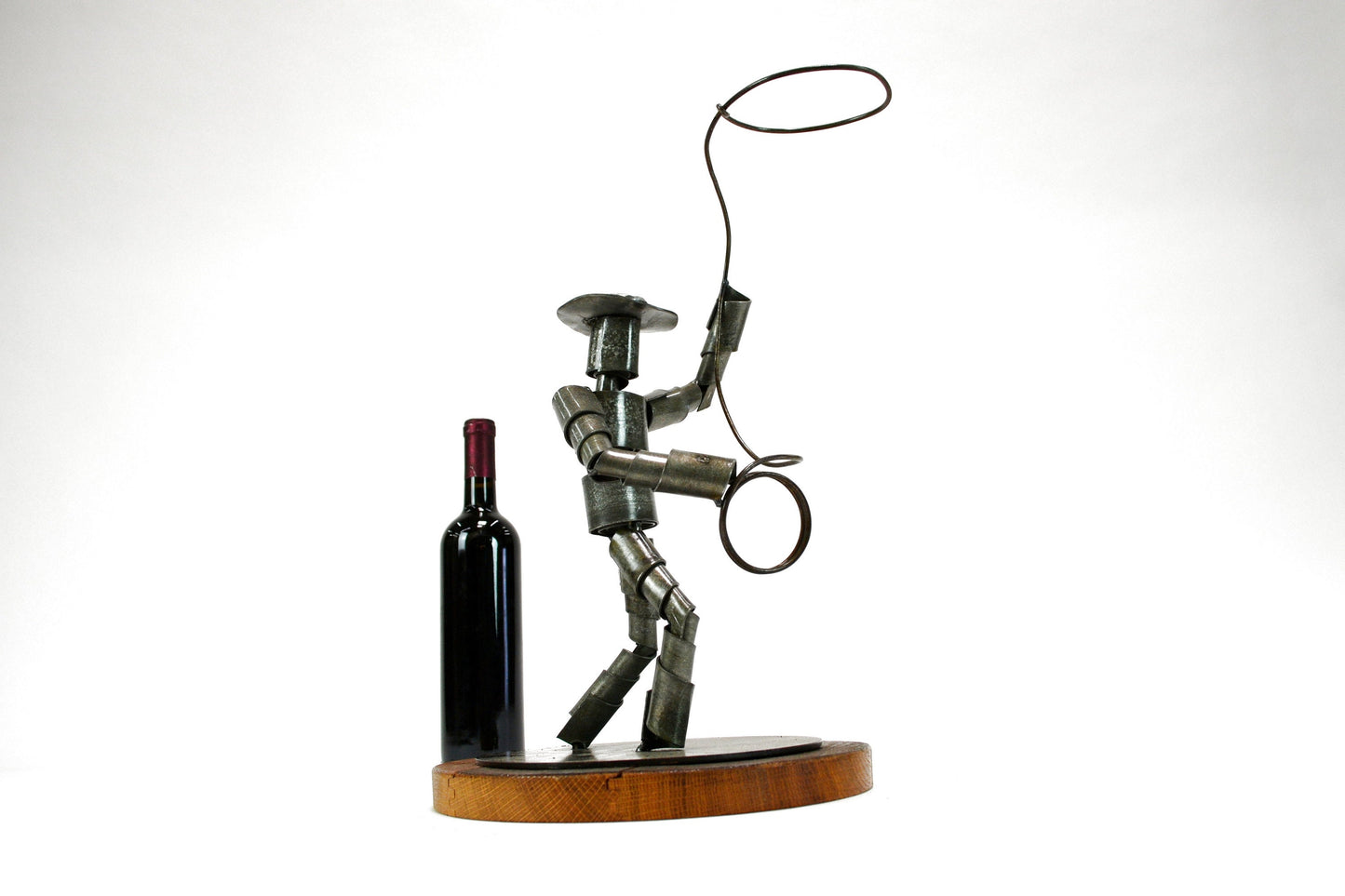 Cowboy Lasso Made From Retired Napa Wine Barrel Rings - Limited Edition - Signed + Numbered - 100% Recycled!