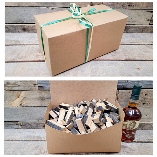 Whiskey Barrel Smoking Chunks for BBQ made from retired Whisky Barrels - 100% Recycled + Ready to Ship!!
