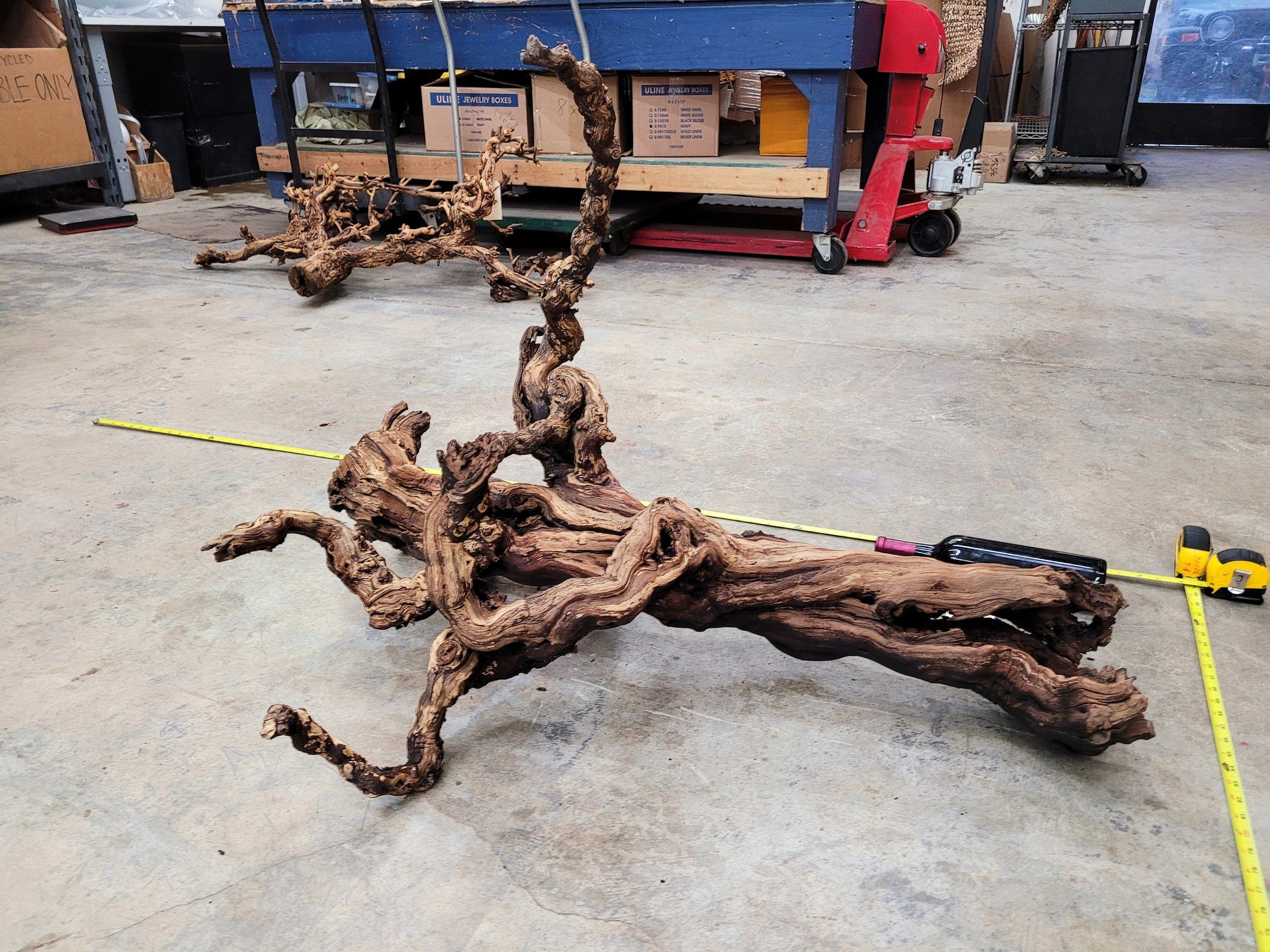 121 Year Old Grape Vine Art From Silver Oak Vineyards retired Napa Zinfandel 100% Recycled + Ready to Ship! 122021-06
