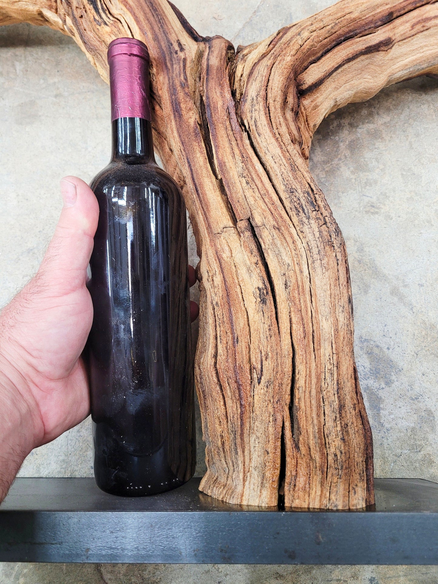 RARE Justin Winery Cabernet Grapevine Vine Art planted by Justin himself 100% Recycled + Ready to Ship! 071523-2