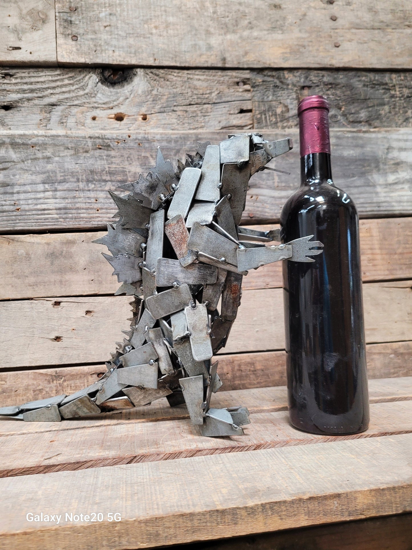 Godzilla! Made From Retired Napa Wine Barrel Rings - Limited Edition - Signed + Numbered - 100% Recycled!