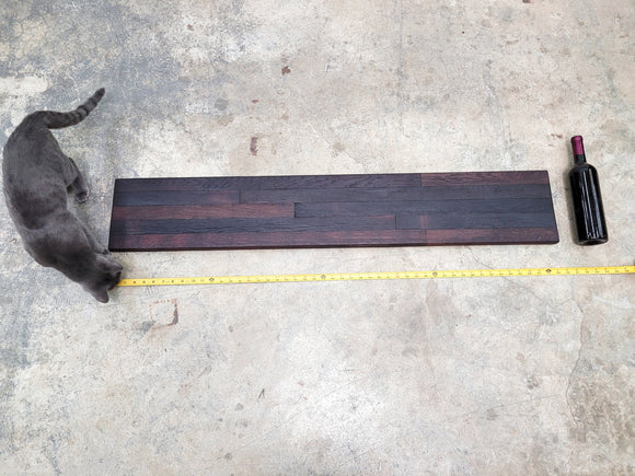 Whiskey Barrel Pony / Knee Wall Cap for Stairs - SKUR - Made from Retired Whisky Barrels - 100% Recycled!