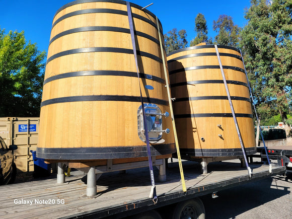 Large Wine Tanks / Barrels / Craft Supplies / Art Projects. 100% Recycled!