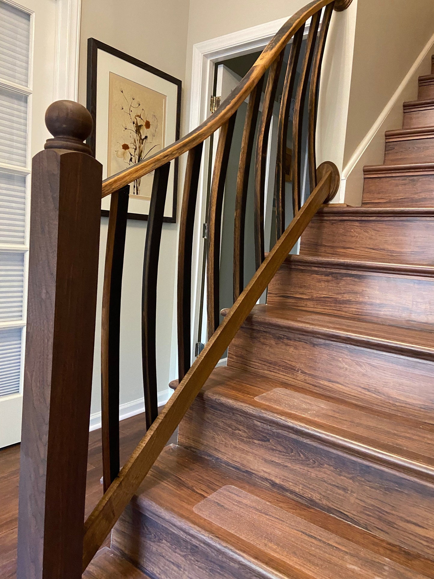 Whiskey / Bourbon Barrel Stair Balusters - FUSO - Set of 5- Made from retired Whisky Barrels 100% Recycled!