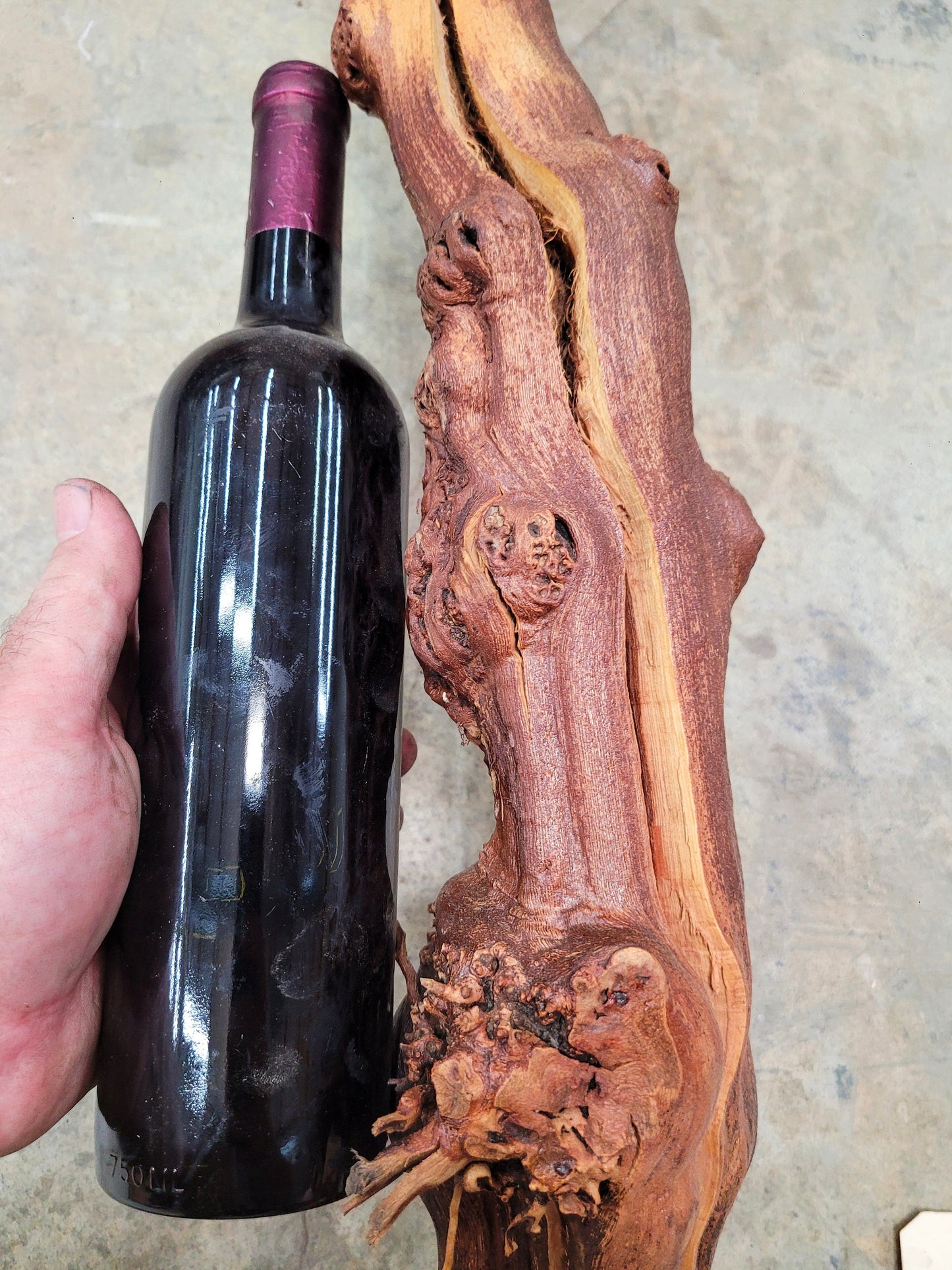 Turley Winery Old Vine Zinfandel Grapevine Art 100% Reclaimed + Ready to Ship!! 071722-6