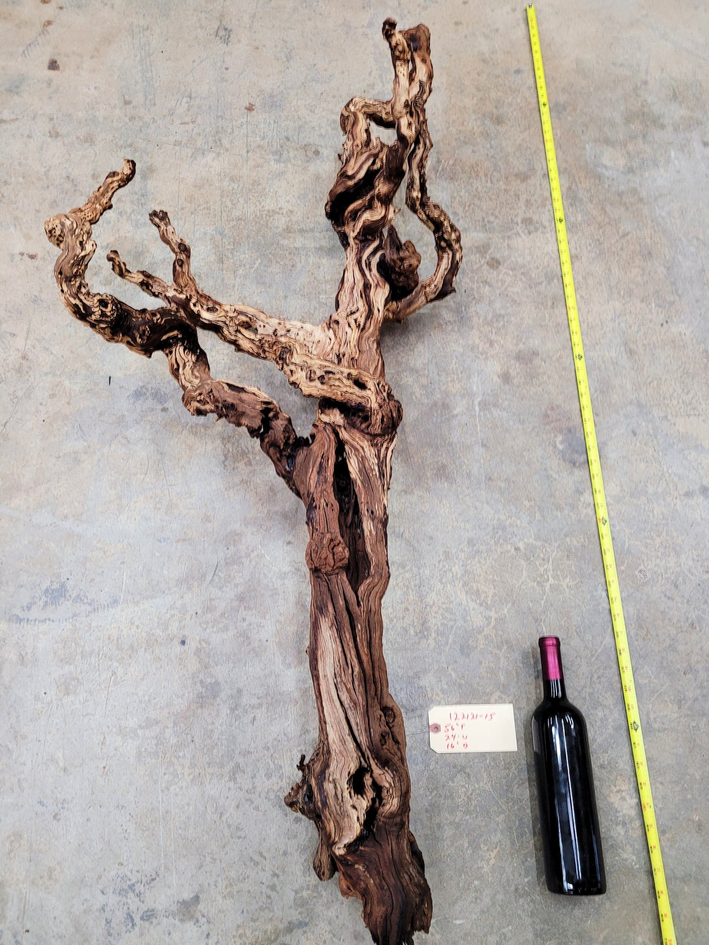 Silver Oak Vineyard Zinfandel Grape Vine Art From Napa 100% Recycled + Ready to Ship! 122121-15
