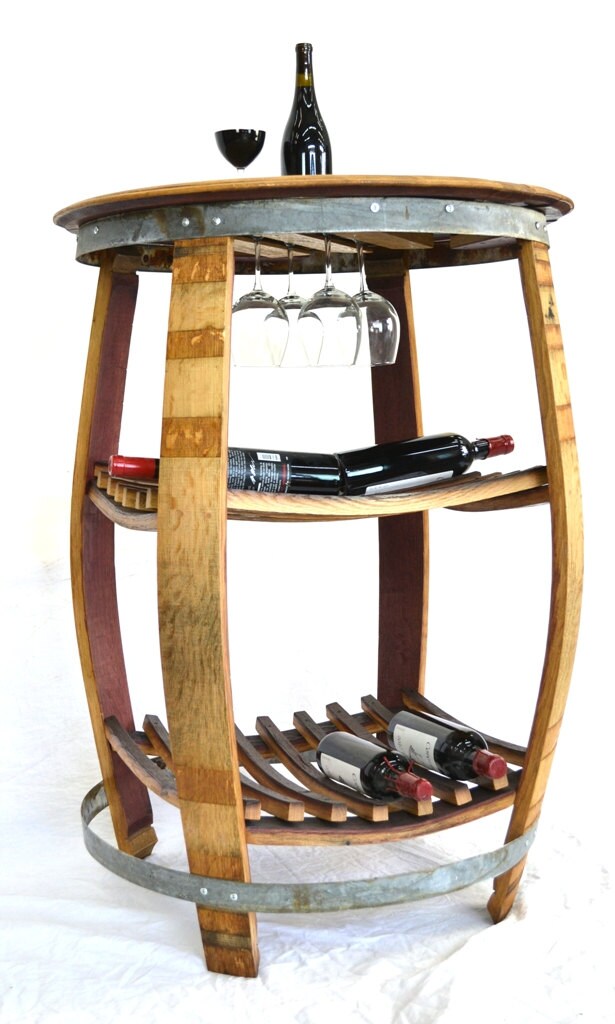 Wine Barrel Bistro / Tasting Table - Ravenea - Made from retired California wine barrels 100% Recycled!