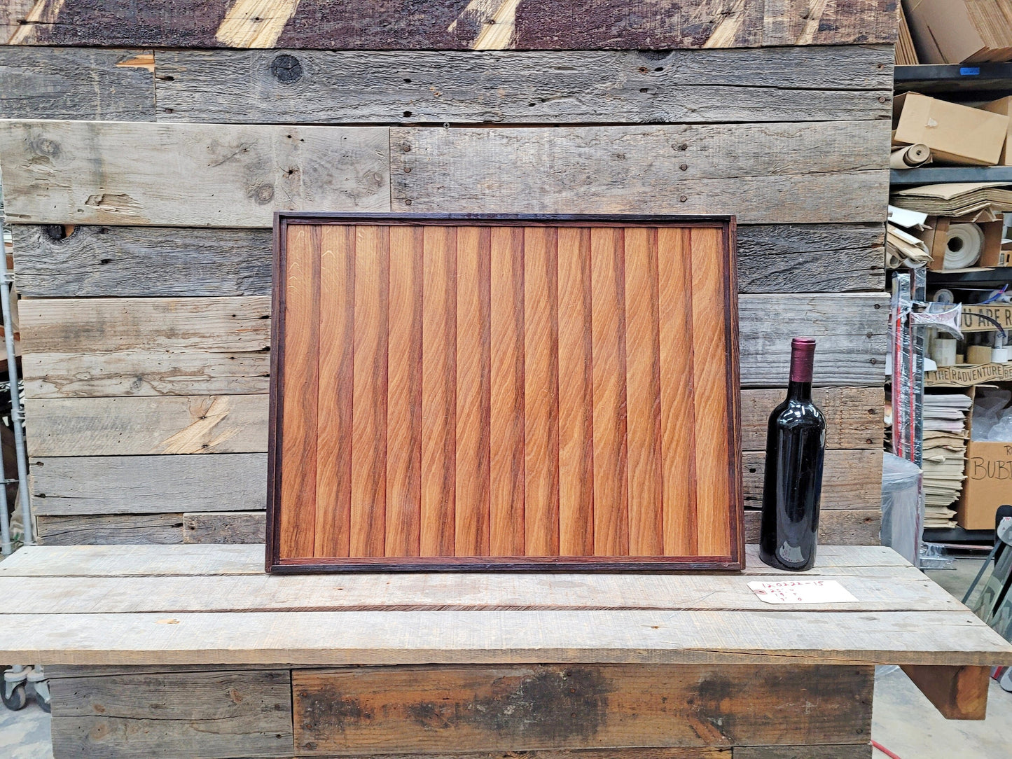 Wine Barrel Wall Art Made from retired French Wine Barrels. 100% Recycled + Ready to Ship! 120222-15
