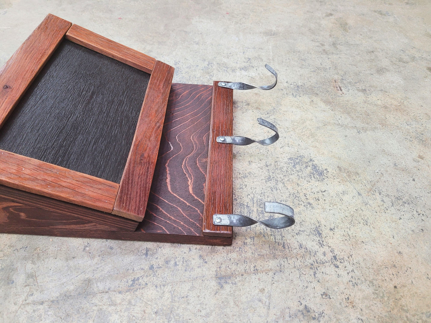 Barn Wood + Wine Barrel Wall Hanging / Mail Sorter - BOLSO - 100% Recycled!