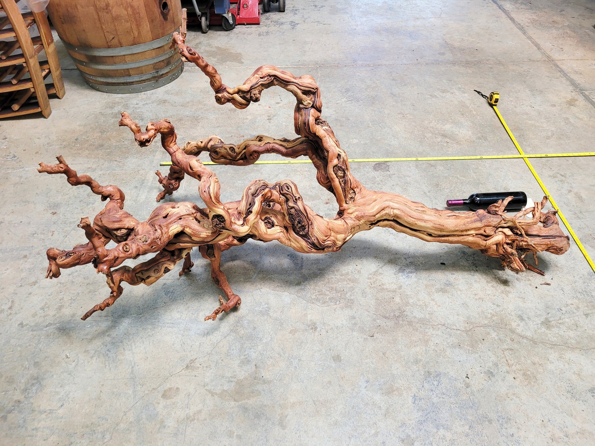 Turley Winery Zinfandel Old Grapevine Art From California - 100% Reclaimed + Ready to Ship!! 071722-12