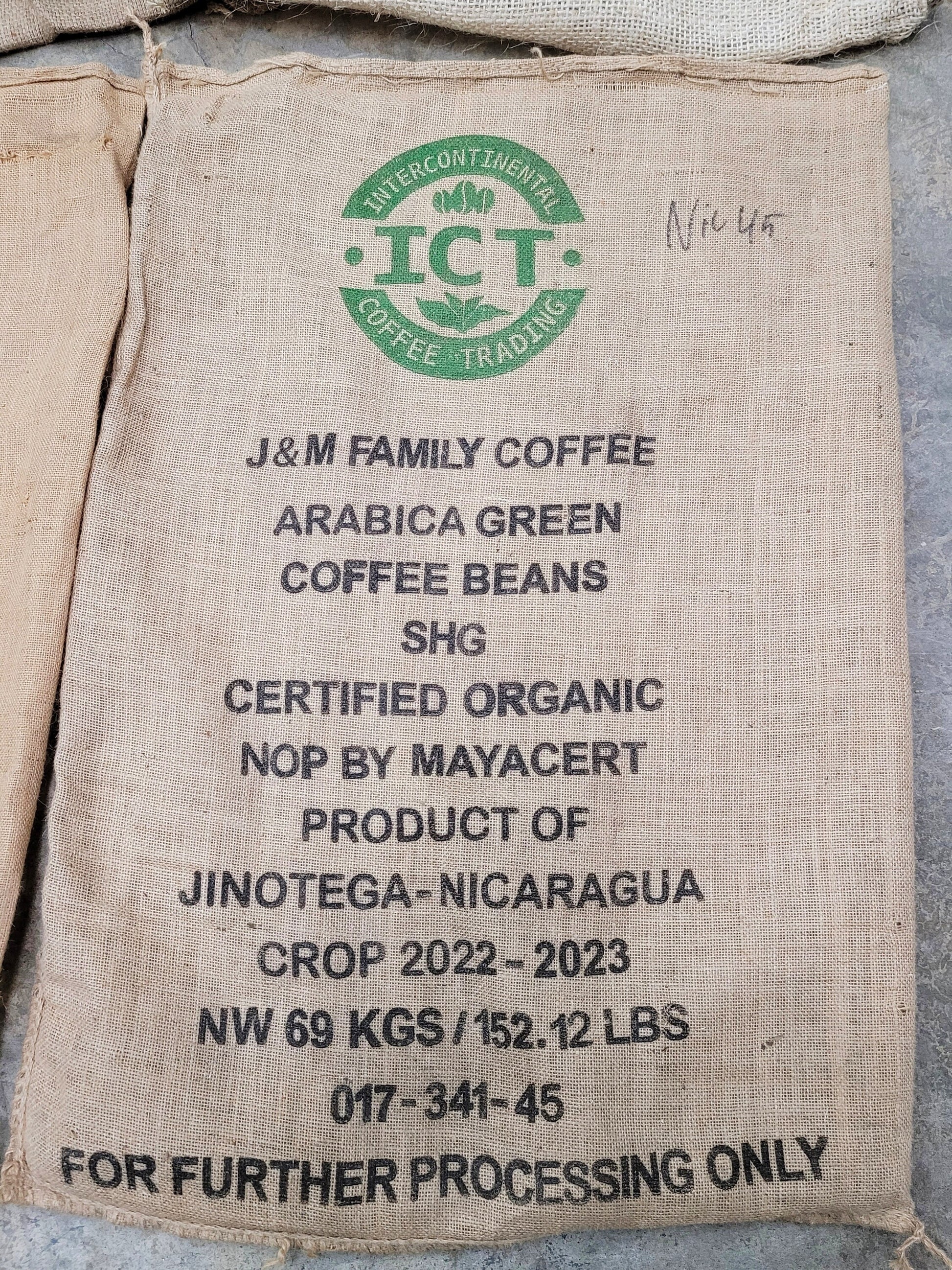 SALE Set of 6 Burlap Coffee bags 100% Recycled + Ready to Ship! LOT 2