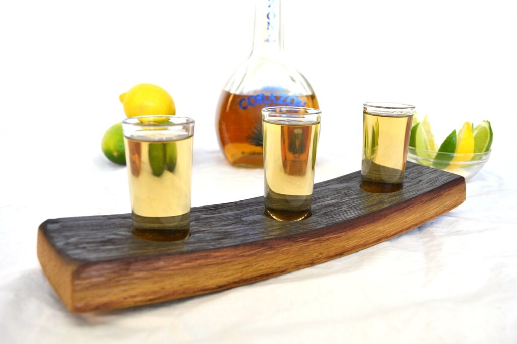 Barrel Stave Tequila Flight - Jalisco - Made from retired California wine barrels. 100% Recycled!