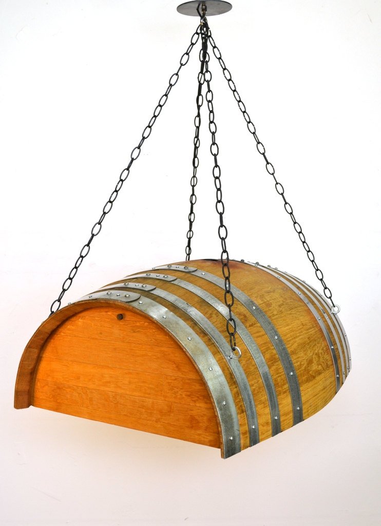 BARREL Collection - Kayu - Wine Barrel Chandelier 