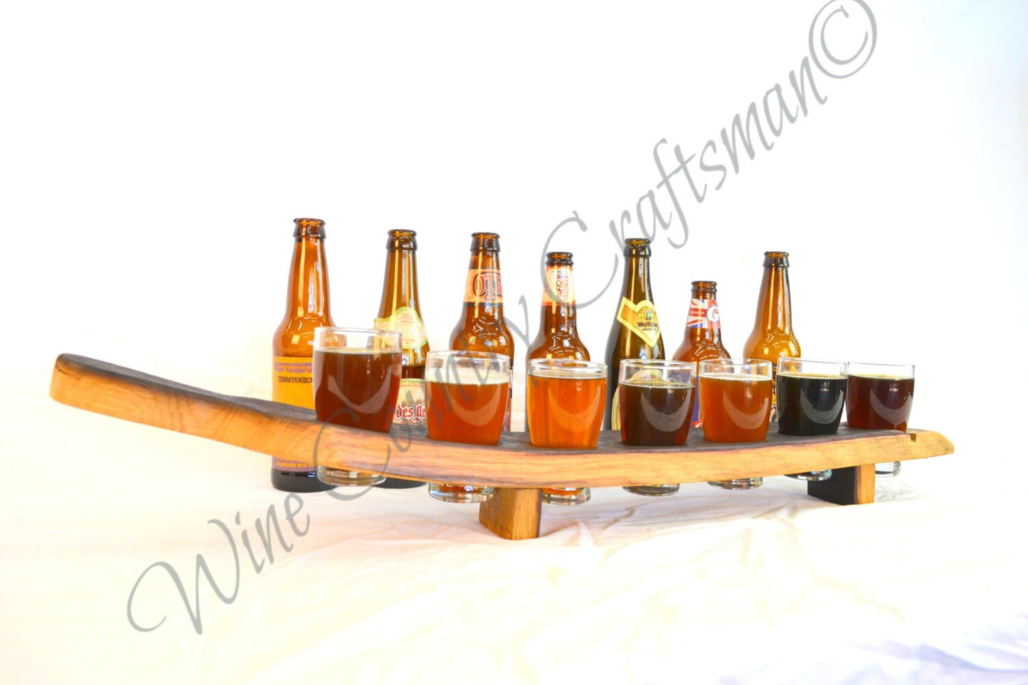 SAMPLER - Sata - 7 Glass Wine Barrel beer flight