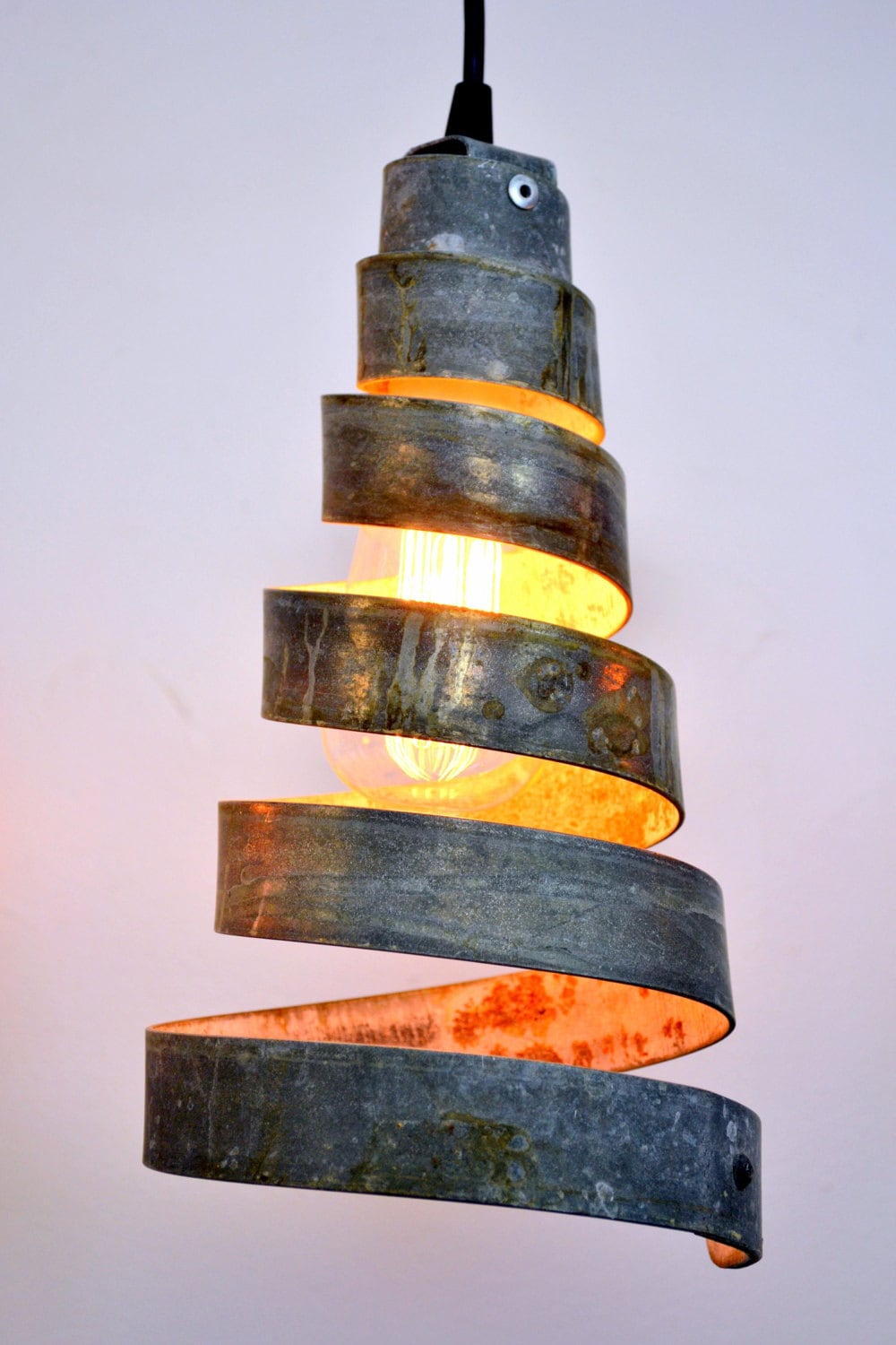 Wine Barrel Ring Pendant Light - Sapina - Made from retired California wine barrels 100% Recycled!