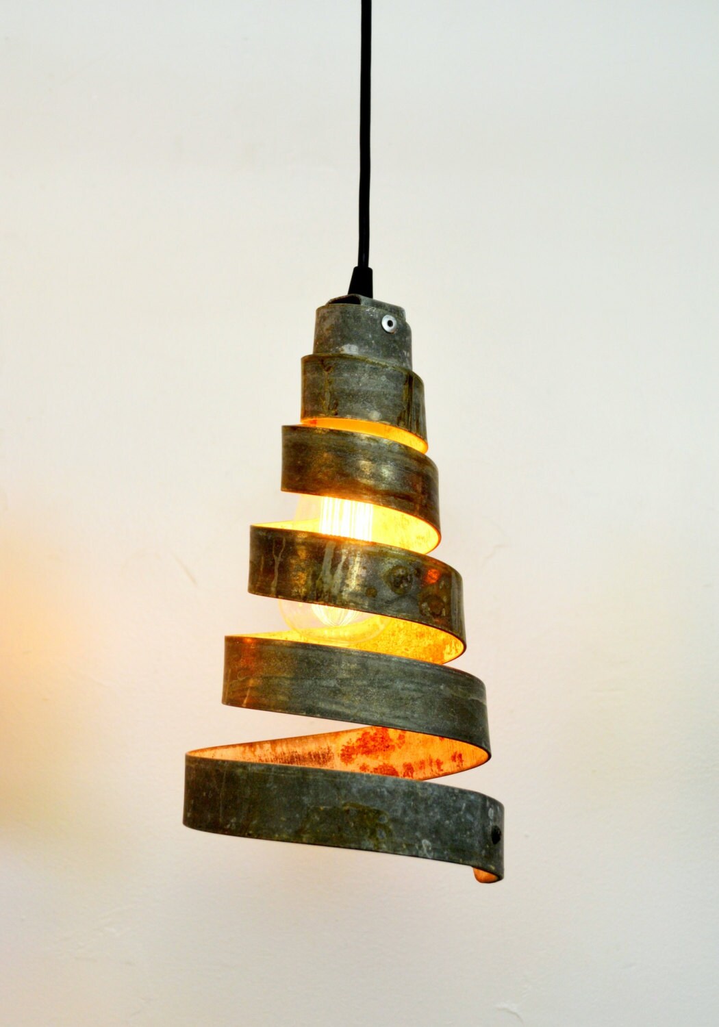 Wine Barrel Ring Pendant Light - Sapina - Made from retired California wine barrels 100% Recycled!