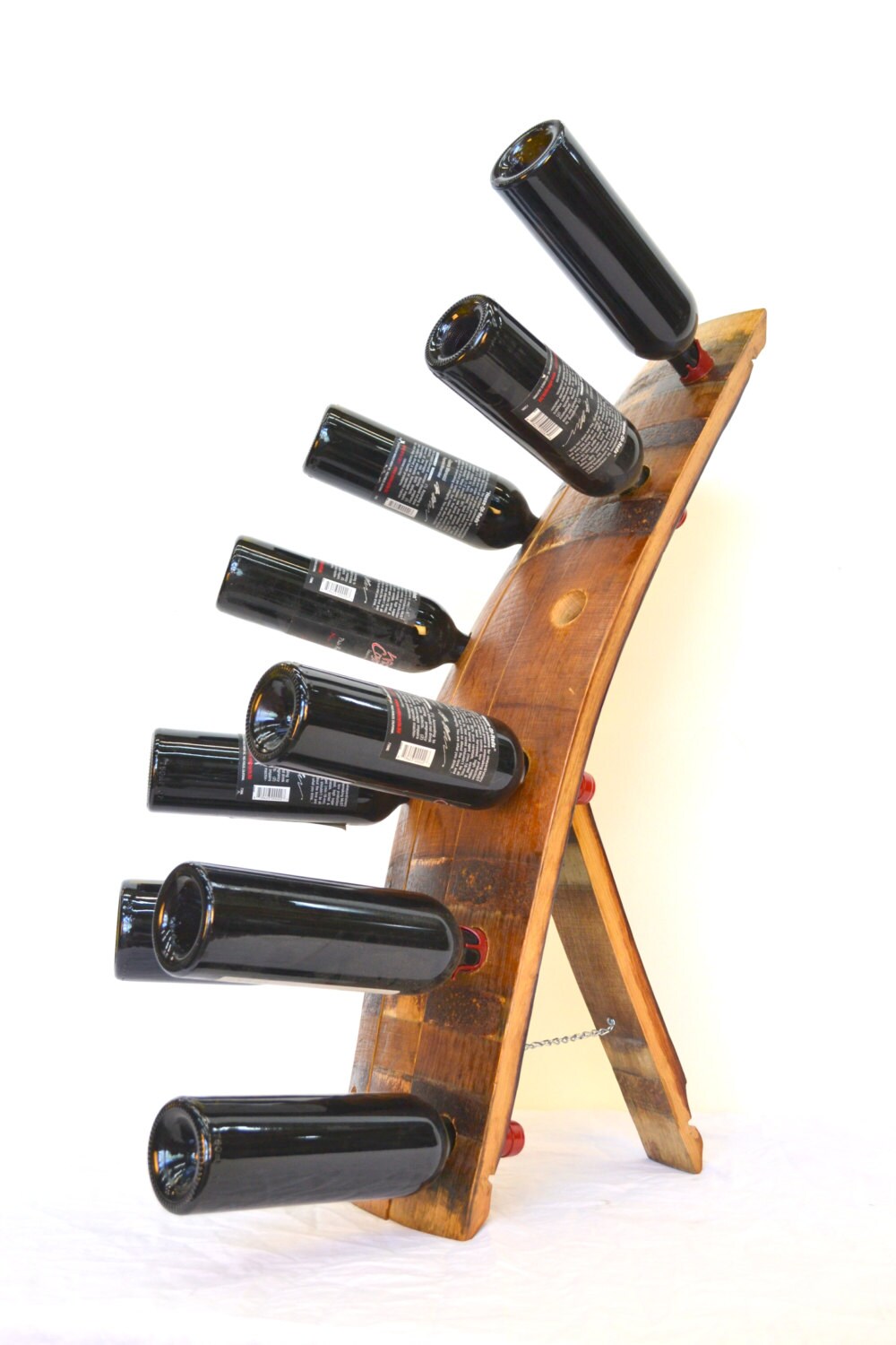 Riddling Rack Wine Storage - Vinala - Made from reclaimed California wine barrels. 100% Recycled!