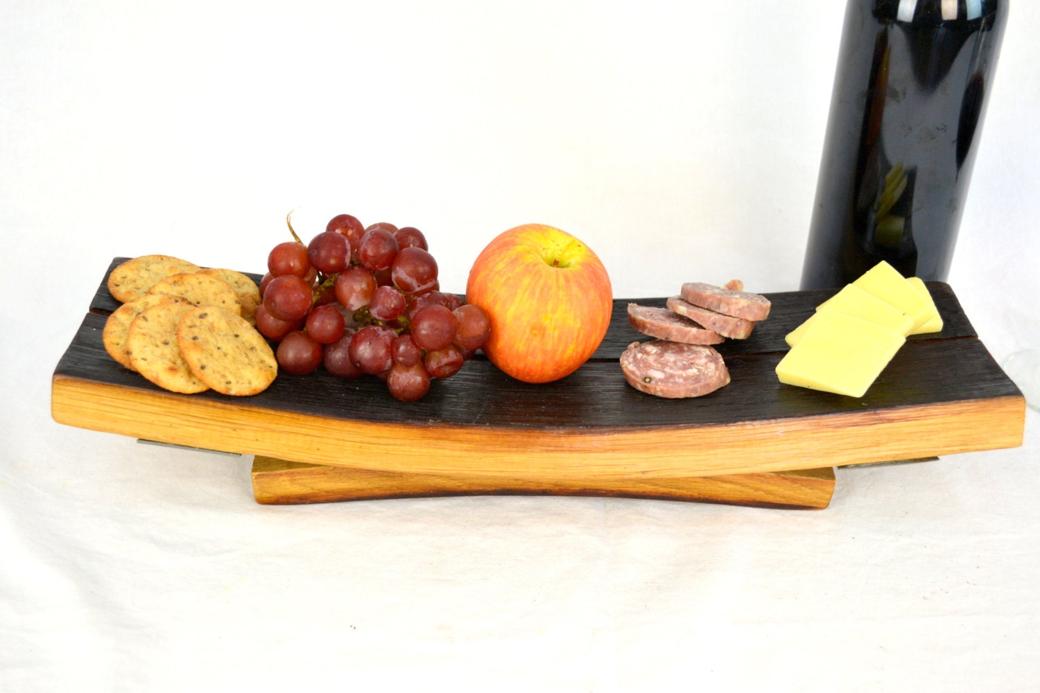 Barrel Stave Display Tray - shops Moluvai - Made from retired California wine barrels. 100% Recycled!