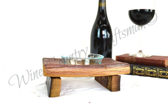 Wine Barrel Cat Food Dish - Ikati - Made from retired Stags Leap wine barrels. 100% Recycled!