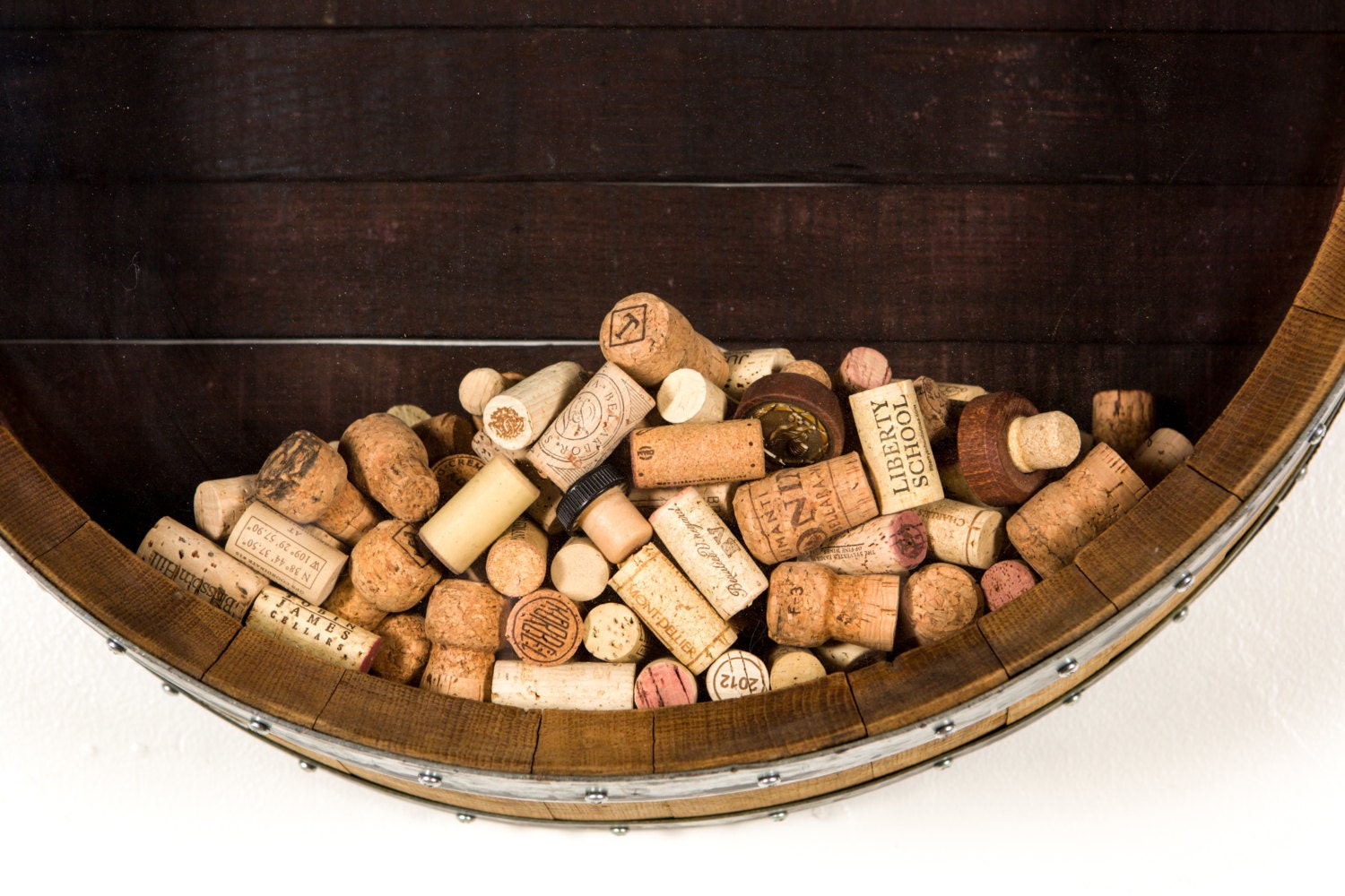 Hanging wine cork discount holder