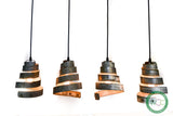 RUSTIC Collection - Opata - Reclaimed Barn Wood and Wine Barrel Ring Adjustable Chandelier 