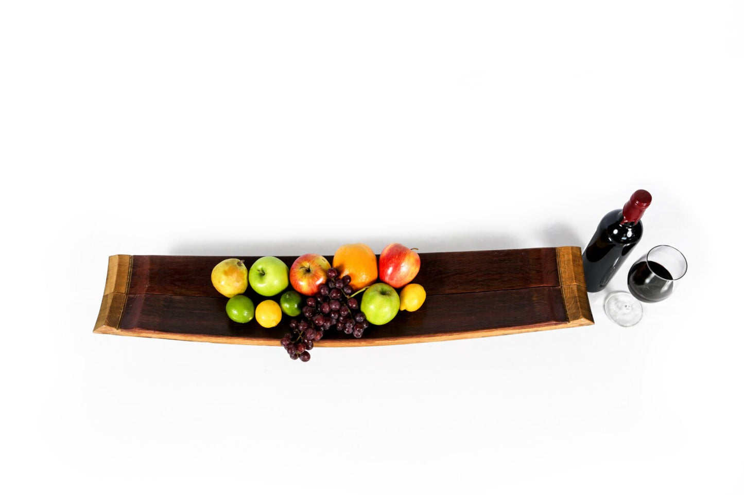 Barrel Stave Display Tray - Servindo - Made from retired California wine barrels 100% Recycled!