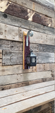 SALE Wall Hanging Wine Barrel Candle Lantern - Noc - Made from retired Barrels. 100% Recycled!